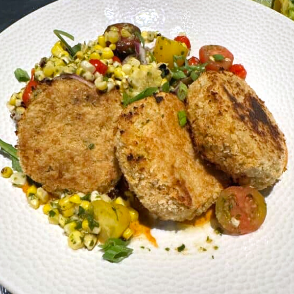 Hearts of Palm Cakes